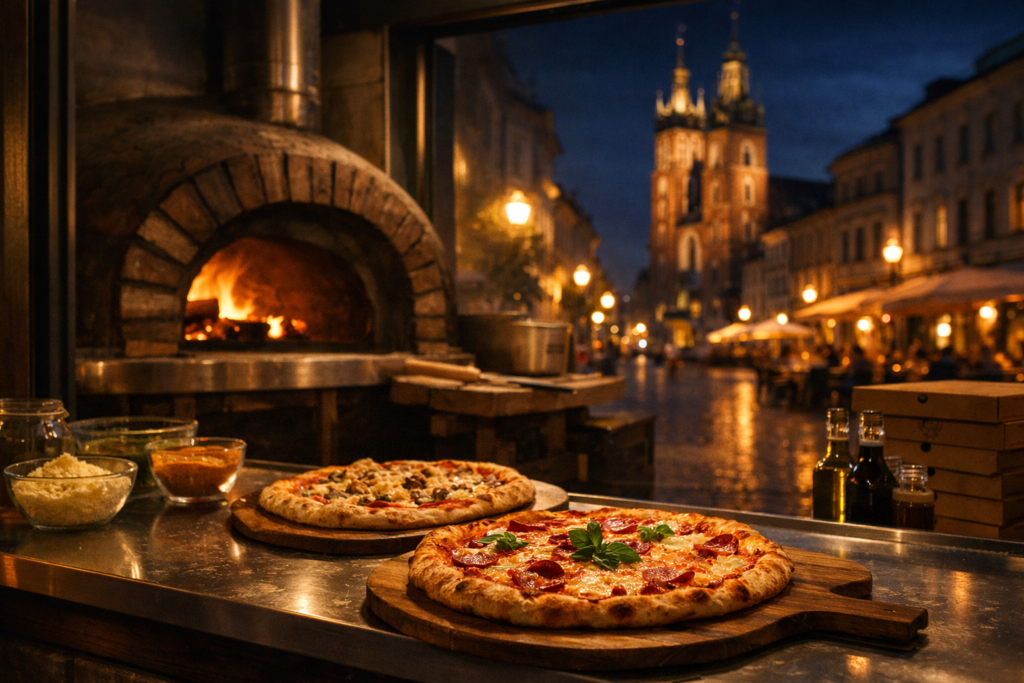 Pizza z Piekarni Pizzy przy Rondzie Matecznego w Krakowie